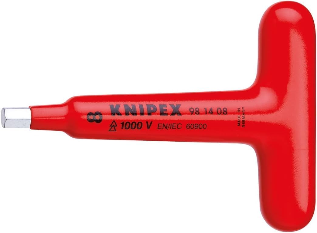 KNIPEX Schraubendreher für Innensechskantschrauben mit T-Griff 120 mm 98 14 08