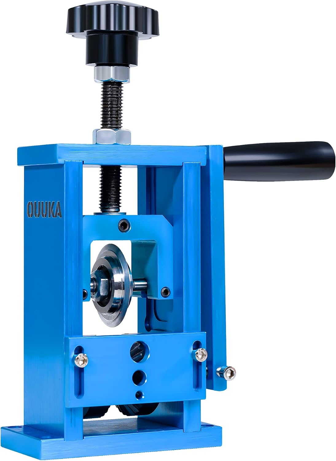 Bohrbetriebene Abisoliermaschine für Kupfer-Recycling, Abisolieren von Kupferdraht von 15 AWG bis 200 mm, Abisolierwerkzeug für 0,2 cm - 1,9 cm übrig gebliebene Kabel mit Handkurbel