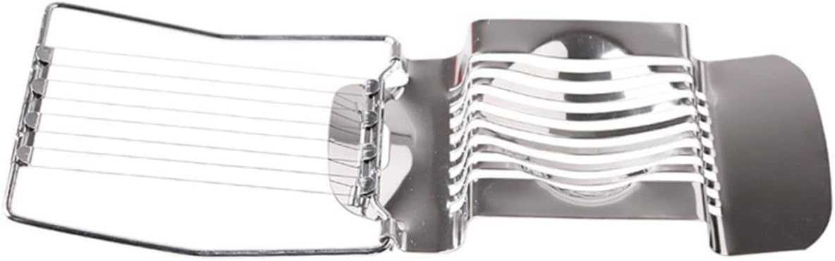 Cabilock Eierschneider Hartgekochter Eierschneider Aus Aluminiumguss Handgehaltener Triops Eier Draht Eiersalatschneider Eier