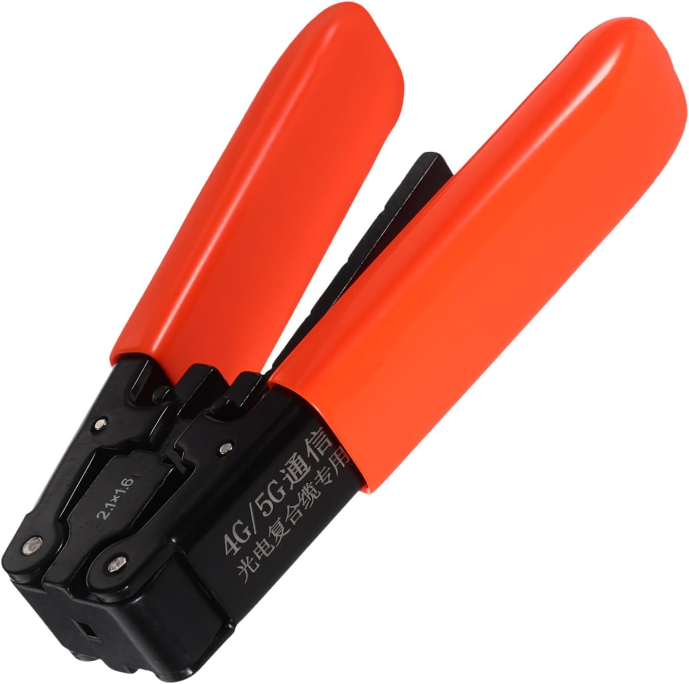 SOIMISS Glasfaser Abmantelungswerkzeug für Verbundfaserkabel mit Pu Stahl Präziser Glasfaser Abisolierer zur Vereinfachung des Abisolierprozesses und Steigerung der Zufällige Farbe