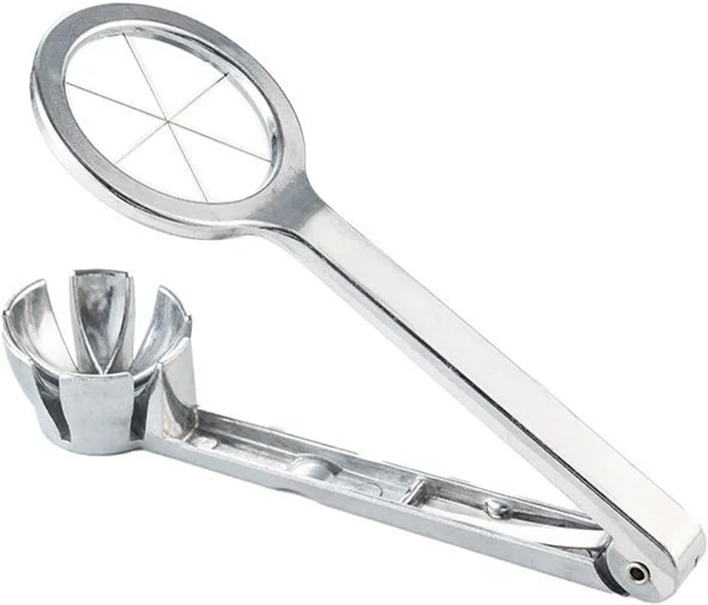 Eierschneider für gekochte Eier, für Unterhaltungsstätten, einfache Bedienung, für den Service, Eierschneider für hartgekochte Eier, robust, 6