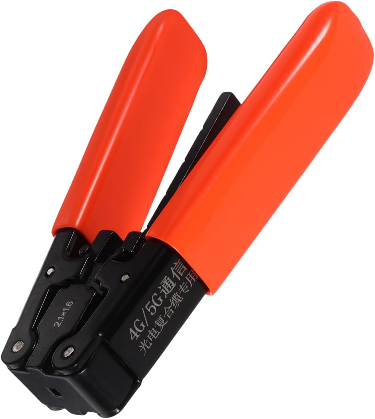 OUNONA Kleiner Glasfaserschneider Abisolierzange Metall Glasfaser Abisolierwerkzeug für Glasfaser Verbundkabel Abisolieren Werkzeug für Kabelarbeiten Zufällige Farbe