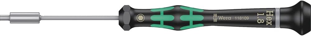 Wera 05118124001 2069 Elektroniker-Steckschlüssel, 5.0 x 60 mm