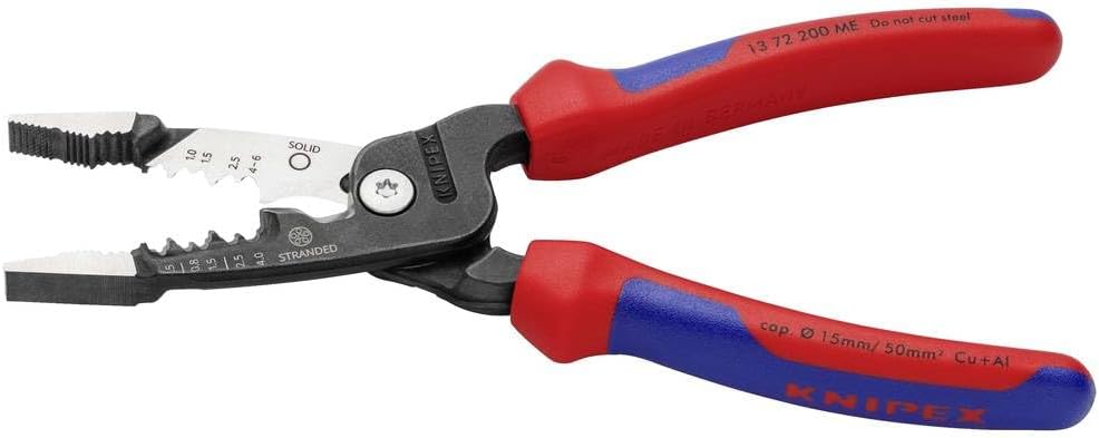 KNIPEX Multifunktions-Elektrikerzange metrisches Modell, 13 72 200 ME