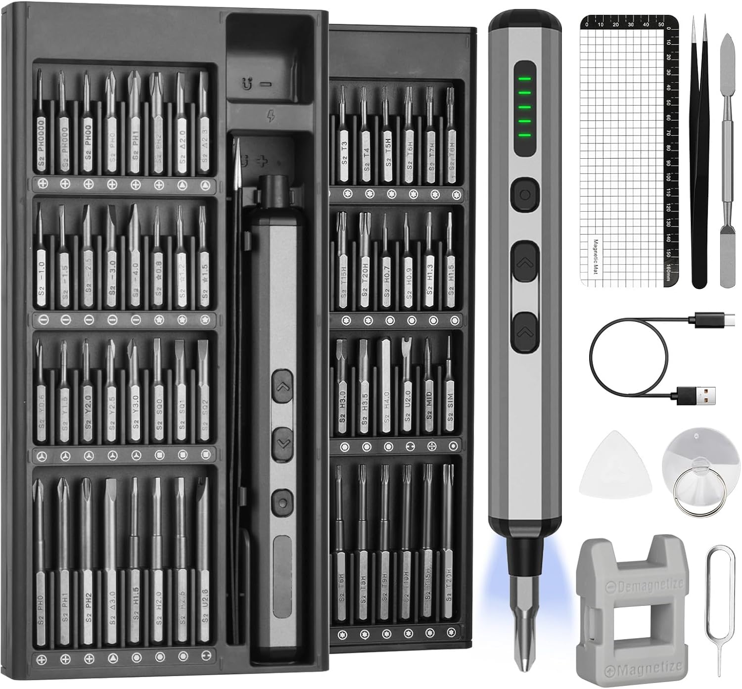 Ainiv Mini Elektrisch Schraubendreher Set - Präzisions Electric Screwdriver