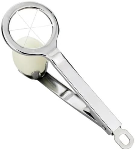 Eierschneider Edelstahl Eierschneider Spülmaschinenfest Egg Slicer,6Spalten