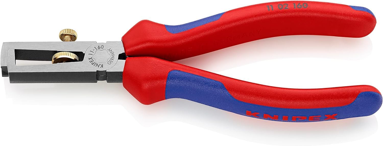 KNIPEX Abisolierzange mit Öffnungsfeder, 11 02 160