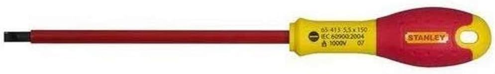 Stanley FatMax Schraubendreher, Schraubenzieher, Schlitz, 150 mm, isoliert, 1-65-413