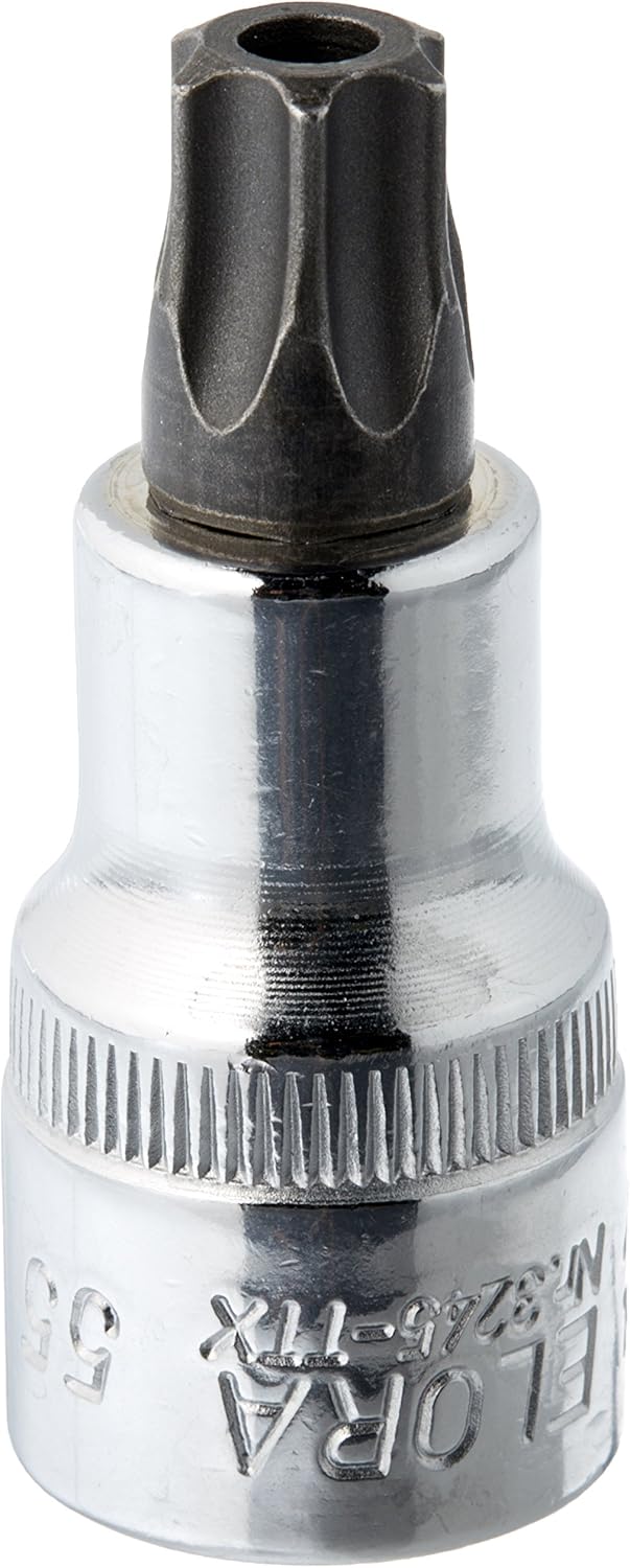 Elora 3245020551000 Schraubendreher-Einsatz 1/2" für Torx Sicherheitsschrauben Größe 55