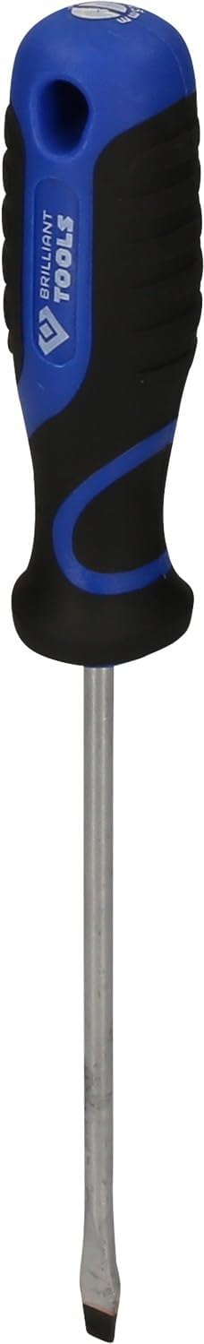 BRILLIANT TOOLS BT030904 Schraubendreher Schlitz Schwarz Blau 1,0x5,5mm (Produktabmessungen: 22 x 2.8 x 2.7 cm)