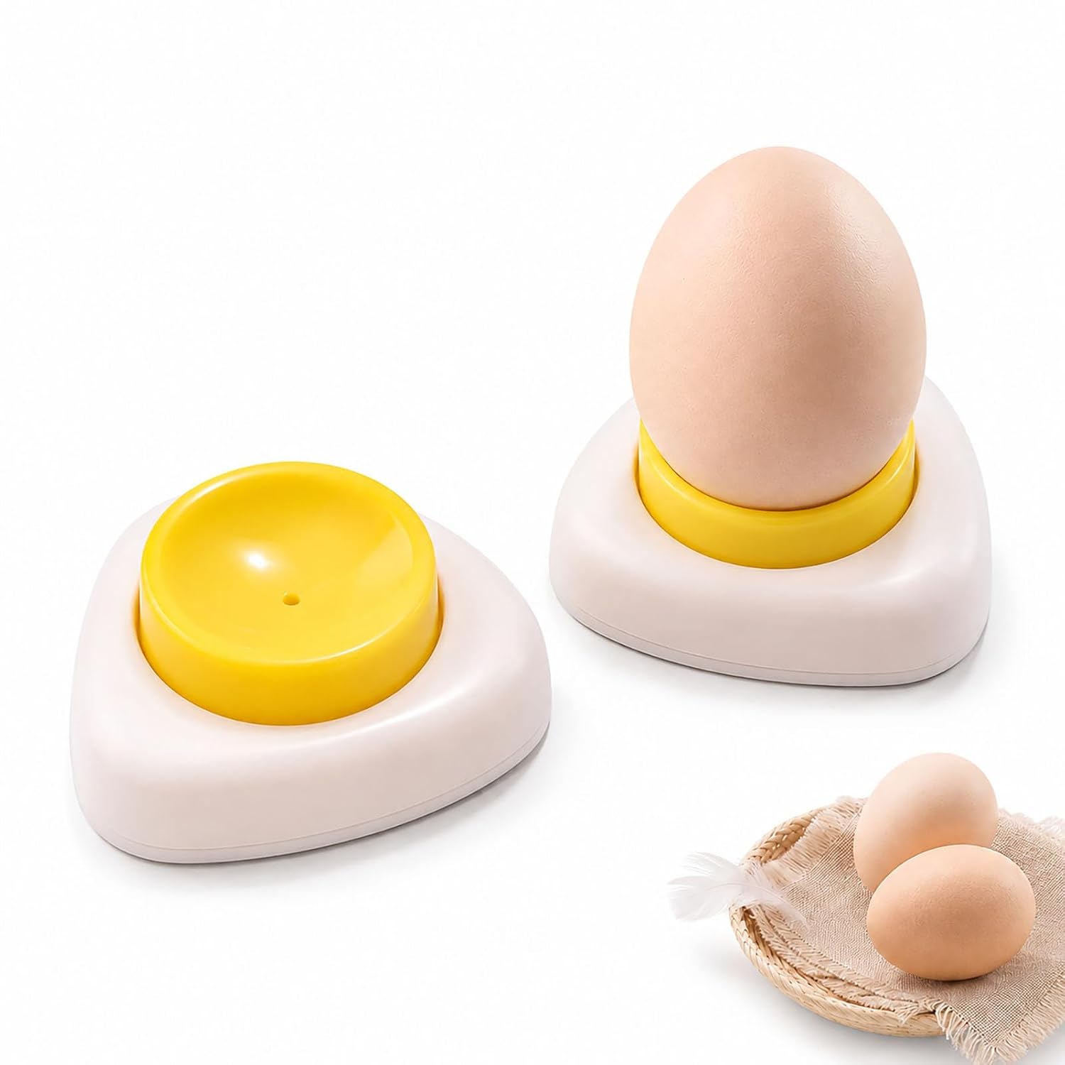 Eierpiekser & Eierstecher 2er Set, Edelstahl Nadel für perfekte Eier