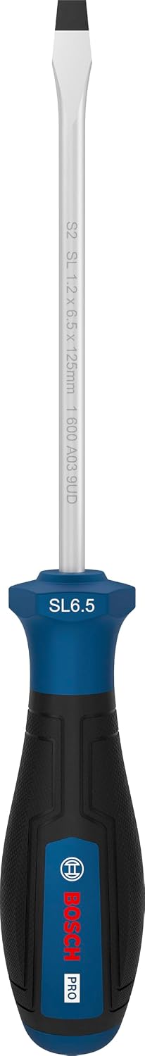 Bosch 1x PRO Schraubendreher SL 1,2 x 6,5 x 125 mm (Länge 235 mm,)