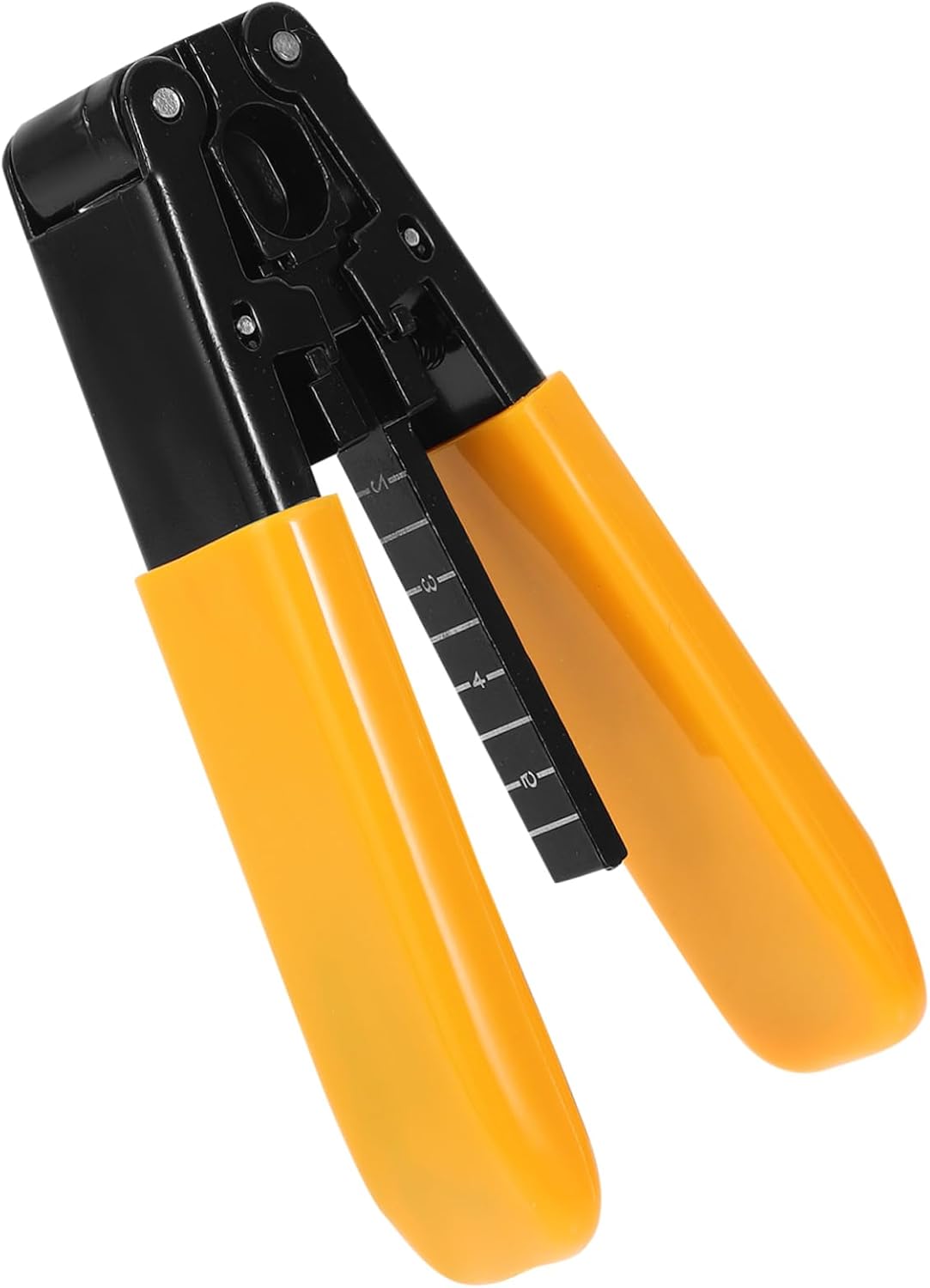 TOPPERFUN Glasfaser Abisolierwerkzeug aus Stahl und Pu Orange mit Bequemem Griff und Sicherem Halt für Präzises Abisolieren von Kabeln