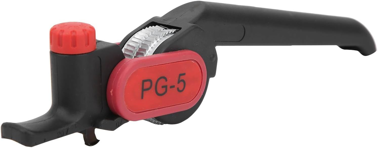 Ratschenrad-Abisolierzange, Kabelmesser PG-5 Kabelabisolierzange Austauschbarer Klinge Durchmesser ≥ 25 Mm für Draht Abisolierwerkzeug Kabelabisolieren