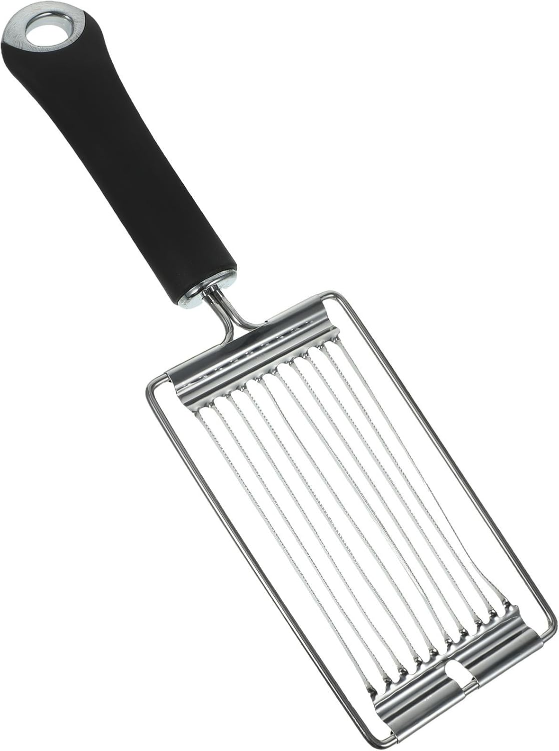 Eierschneider aus Edelstahl, 23x8x2,2cm, für Gurken und Schinken