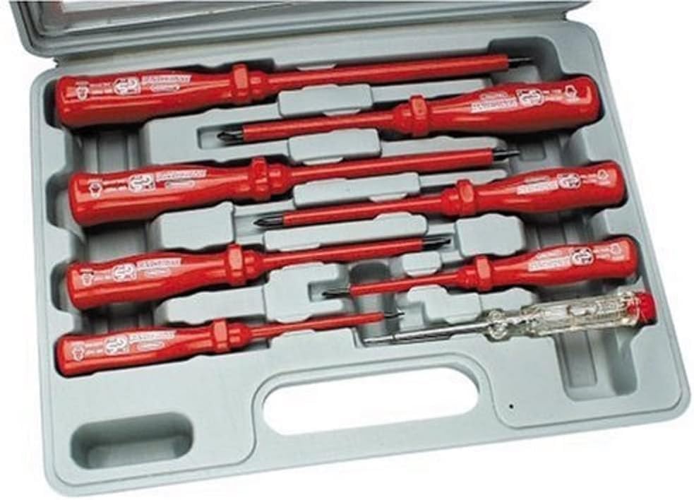 Brüder Mannesmann Schraubendreher-Set, VDE-GS, 8-teilig | M 1187-8-PL