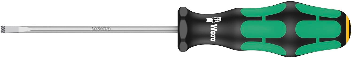 Wera 335 Schlitz-Schraubendreher - Elektrikerklinge, 0.5 x 3.0 x 80 mm, 05110001001