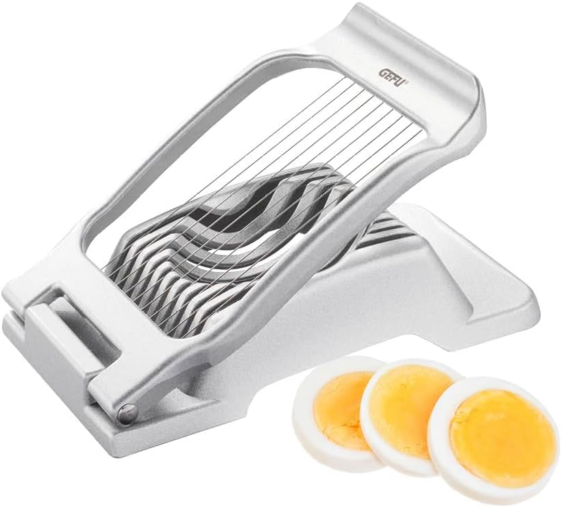 GEFU Eierschneider EGGI - Rostfreier Edelstahl & Aluminium für 4 mm