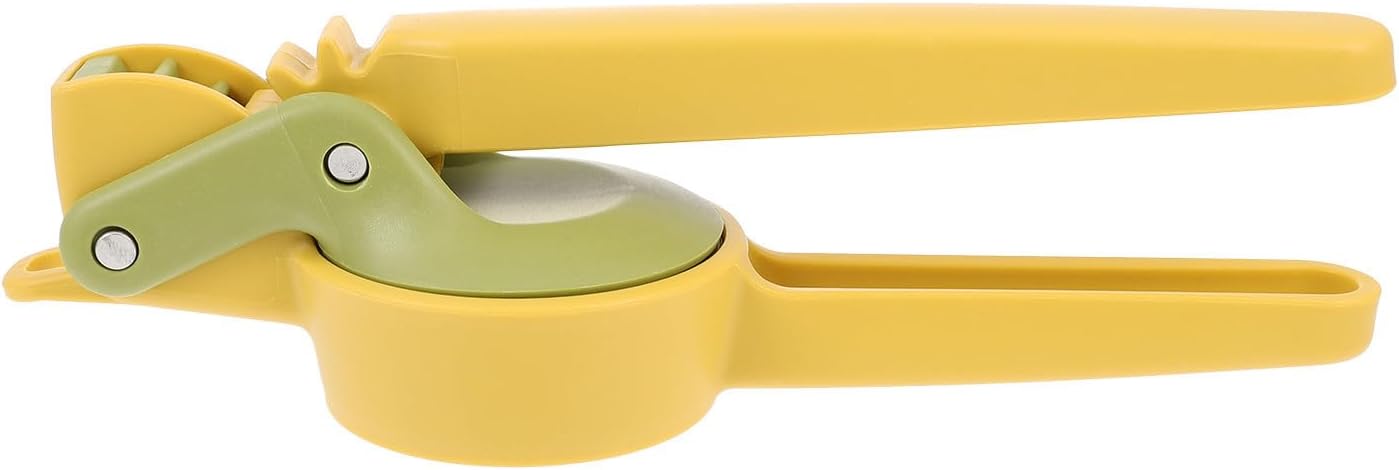 ABOOFAN Eierschneider Obstschneider aus Edelstahl und Abs Gelb Tragbar Ergonomisch Rostfrei für Obst und Hartgekochte Eier Manueller Mehrzweckschneider