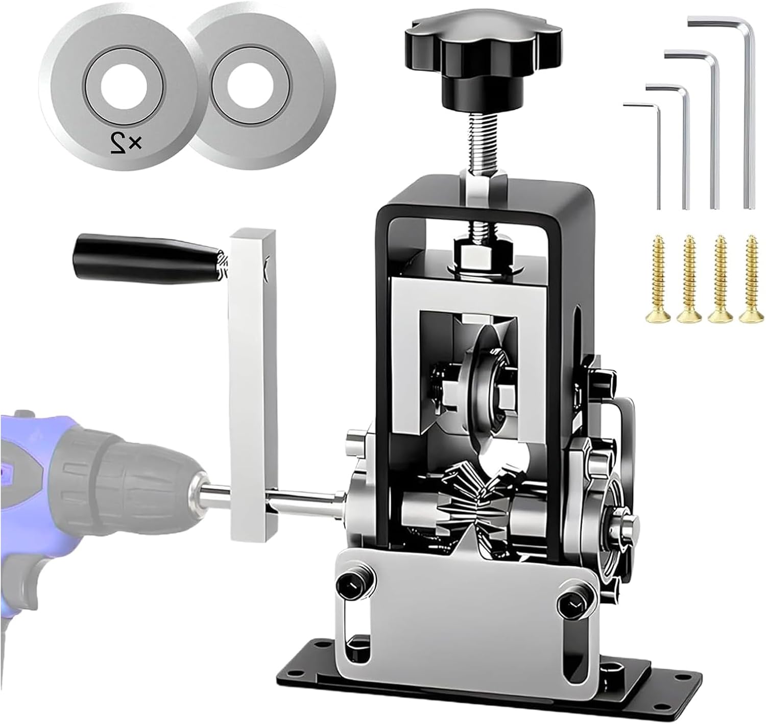 Manuelle Kabelabisoliermaschine mit 2 Klingen, für 1-21mm Kabel