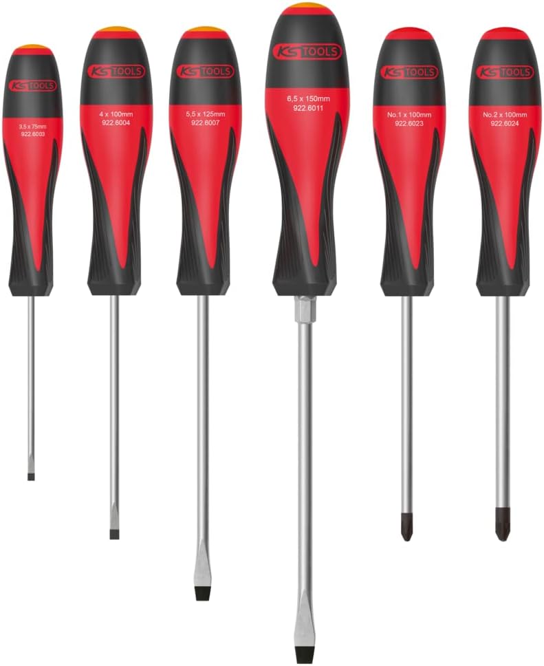 KS Tools 922.6020 Jeu de 6 TOURNEVIS Ultimate®, Schlitz – PH