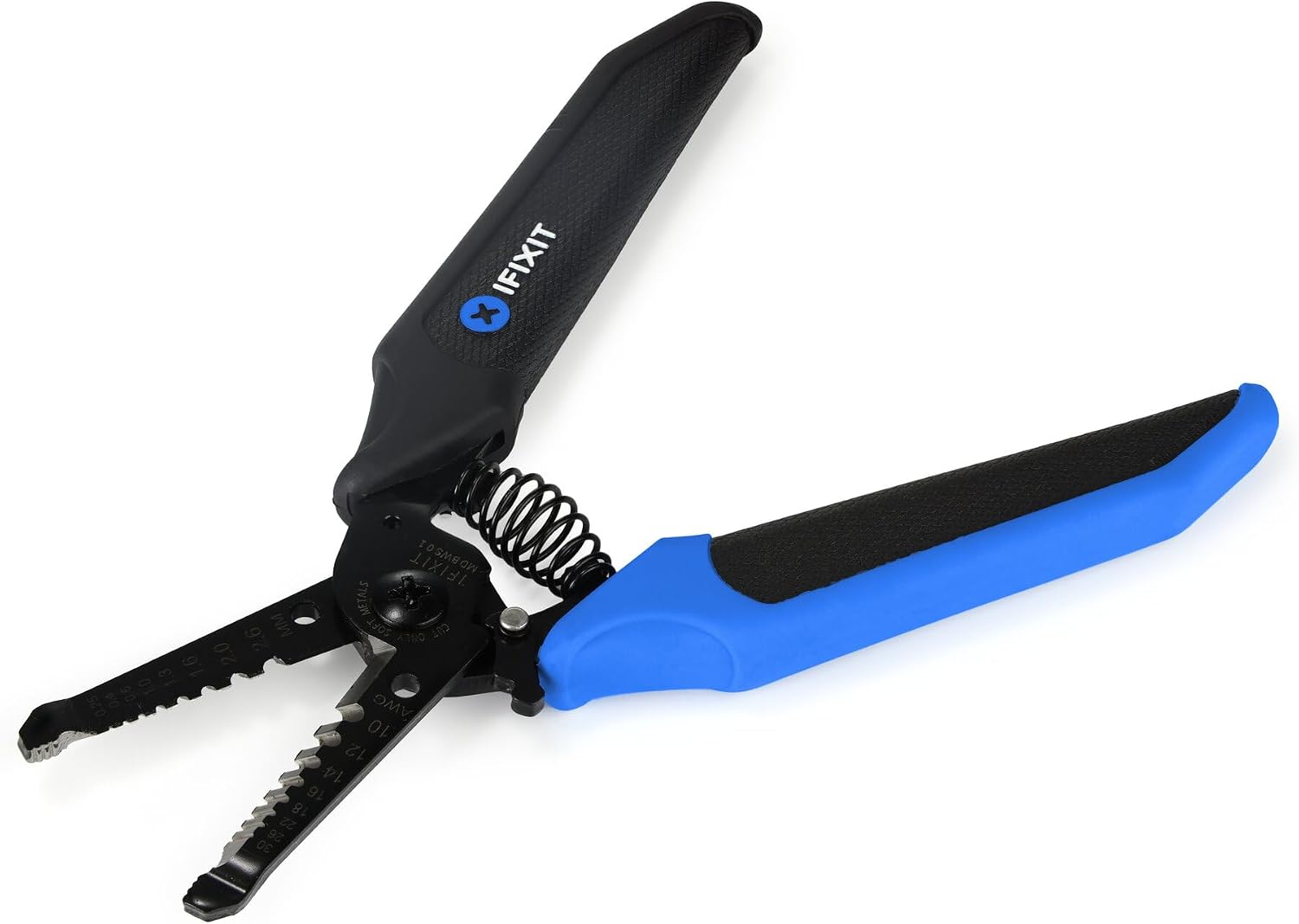 iFixit Mandible-Abisolierzange – Ergonomischer Griff, Automatik-Entriegelung für Elektronikreparaturen