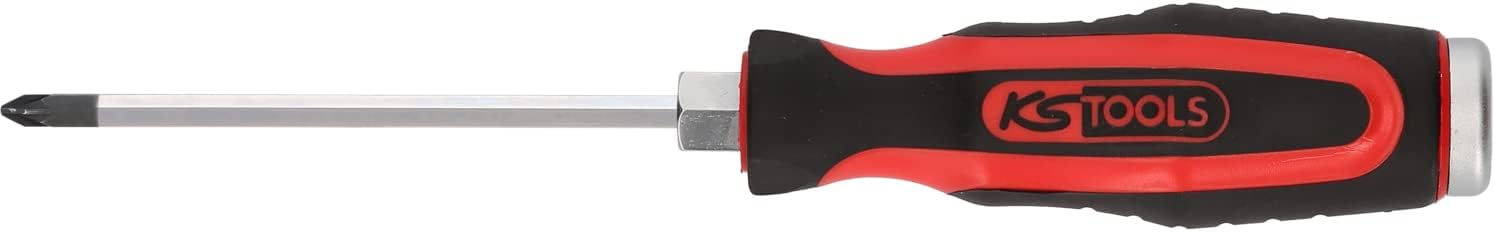 KS Tools 151.1144 ERGOTORQUEmax Schlagkappen-Schraubendreher, PZ2, 185mm lang