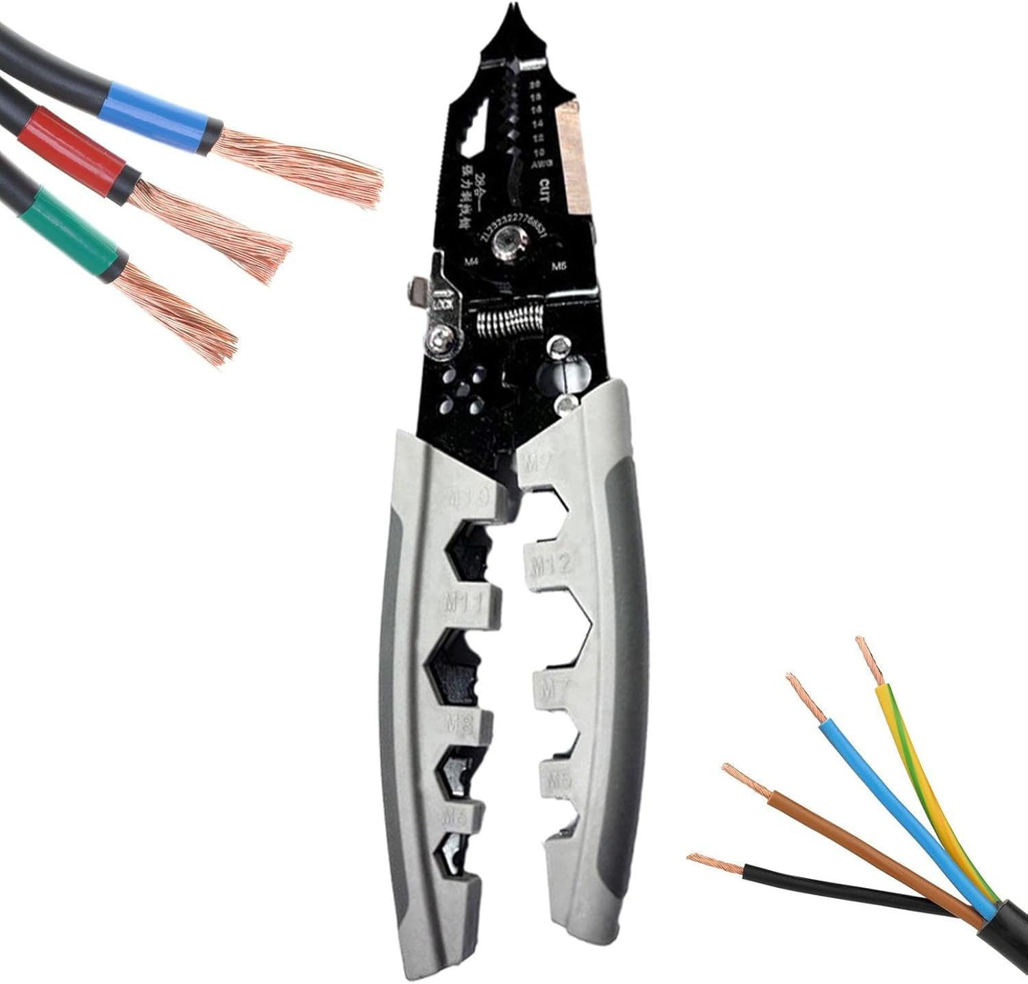 Elektrische Drahtzange, Kabelabisolierzange, elektrische manuelle