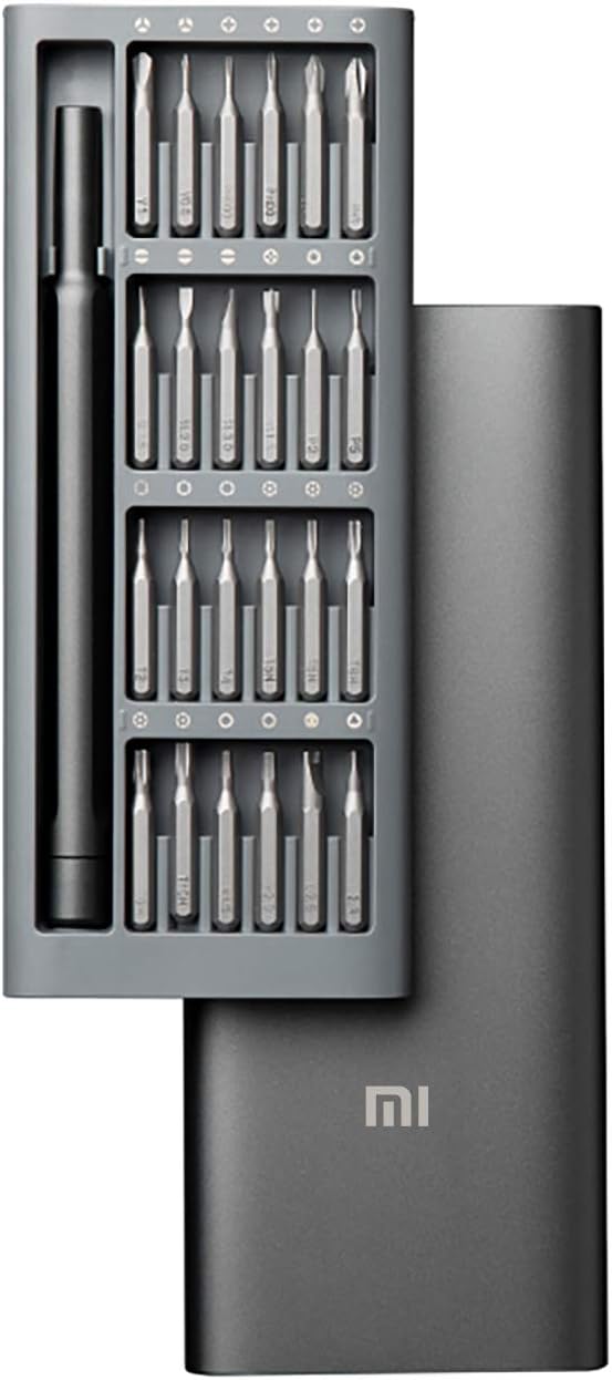 Xiaomi Mi Präzisions-Schraubendreher-Set, 24 magnetische Schraubendreher-Bit-Set, Taschen-Schraubendreher-Werkzeugset,