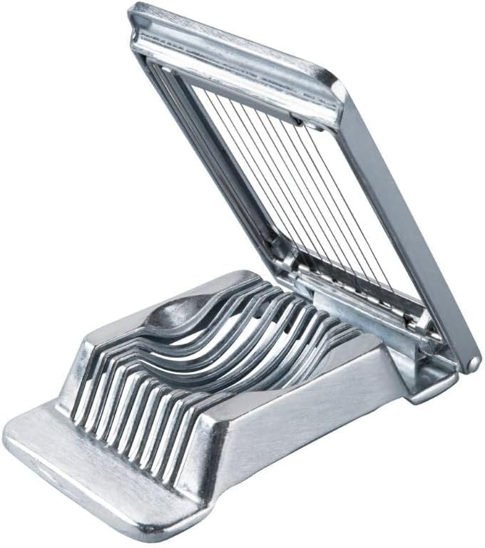 FM Professional 22290 Eierschneider, Edelstahl, Eierschneider, Küchengerät, praktisches Küchengerät, Edelstahl, 13 x 8,4 x 2 cm