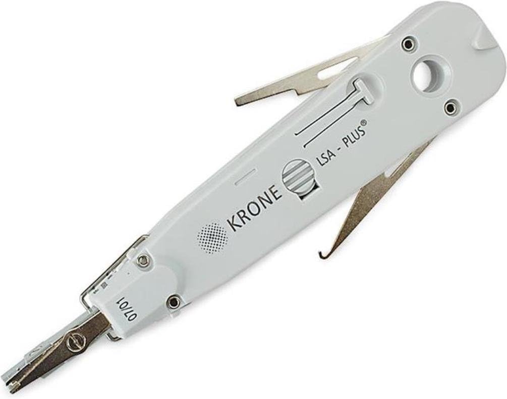 Krone Anlegewerkzeug LSA Plus S (mit Sensor, für RJ45-Buchsen und HIGHBAND) 486457