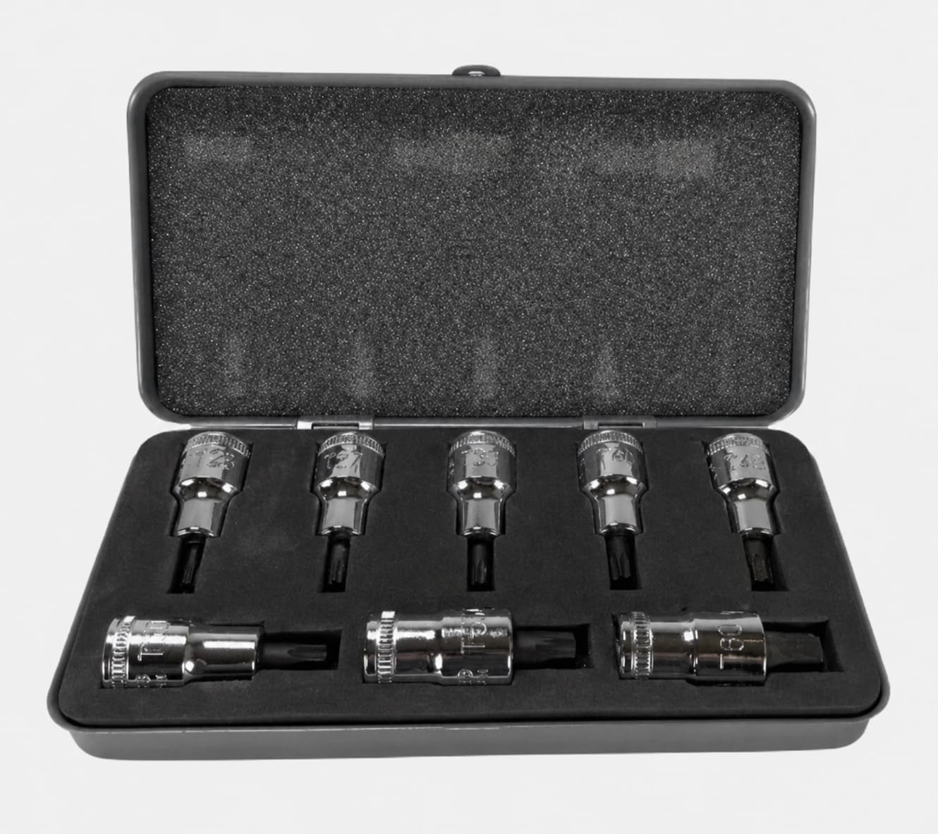 HEYCO Schraubendreher-Einsätzen 8-tlg 1/2' Stecknüsse Torx CV