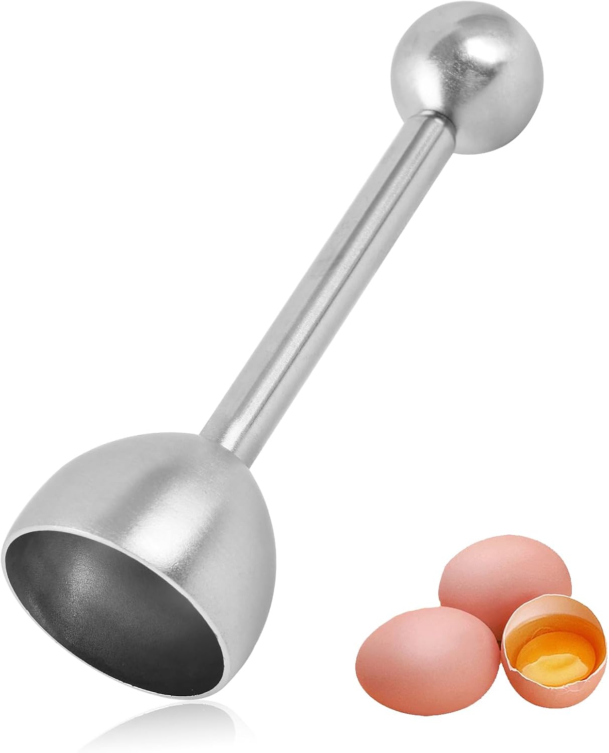 Premium Eierköpfer Edelstahl, Eierschneider & Eierschalenöffner, Rostfrei & Spülmaschinengeeignet, Für Harte & Weiche Eier, Zeitsparend, Präzise Anwendung – Für Jeden Frühstücksliebhaber