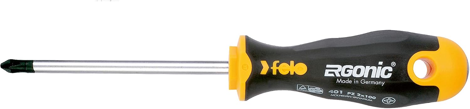 Felo Schraubendreher ERGONIC PZ 2 Felo Dest. ERGONIC PZ2x100 Multicolor