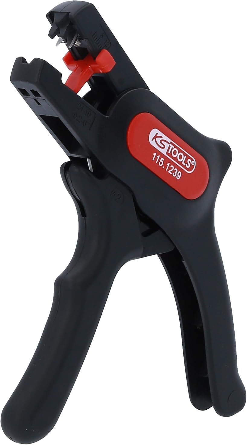 KS TOOLS Selbsteinstellende Abisolierzange, 0,2-6,0mm (115.1239)