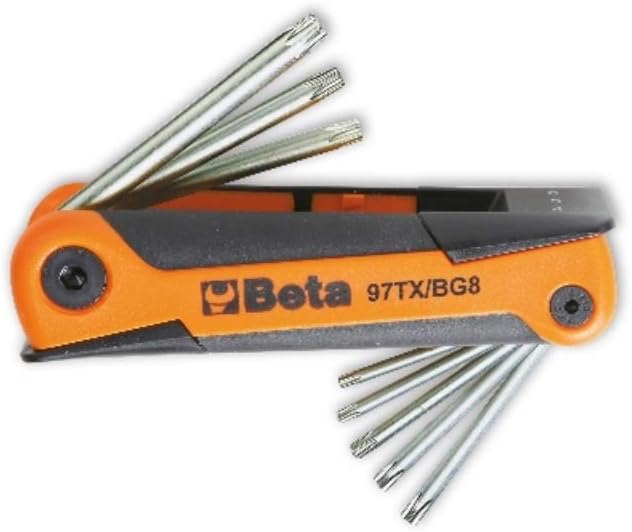 Beta 97TX/BG8 - Stiftschlüsselsatz, 7teilig, für Torx®-Schrauben
