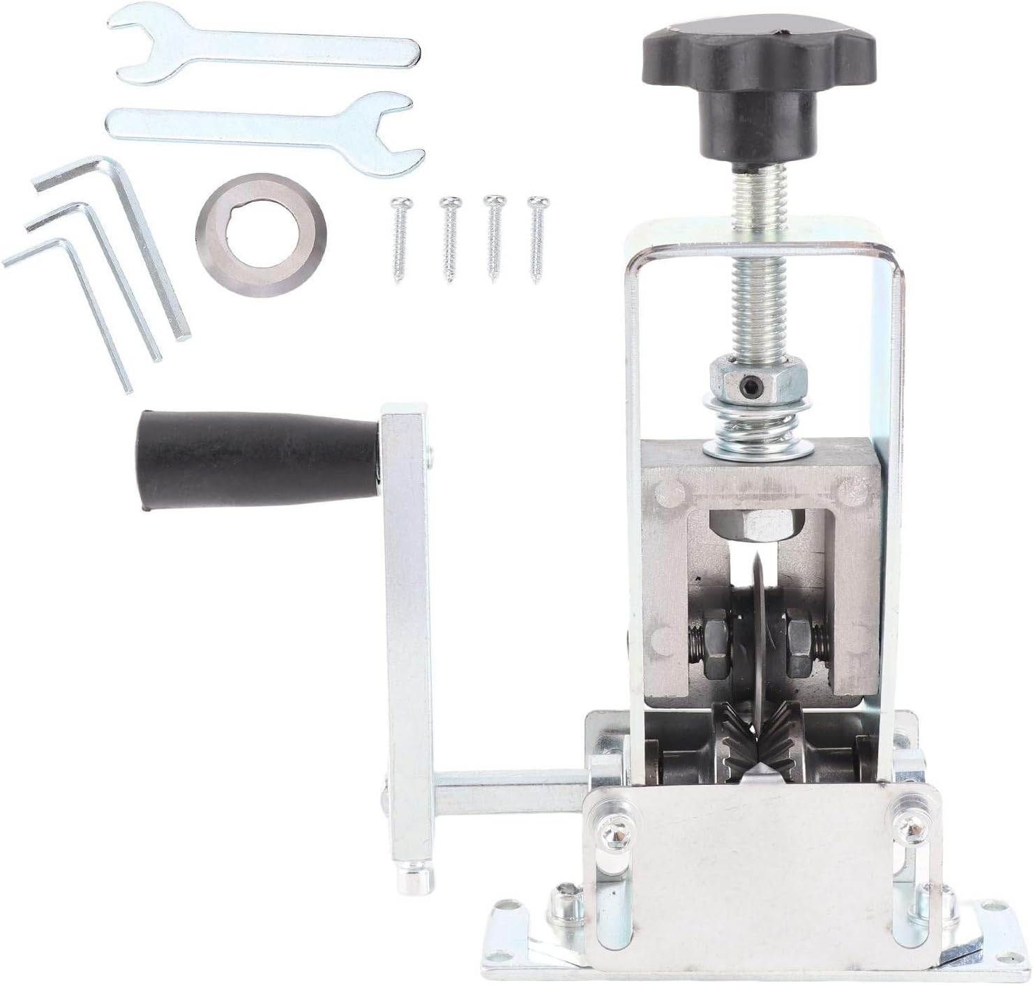 Elektrische Bohrer Drahtstripping Maschine 1-21 mm Schwerkraft Futtermittel-Stripper-Stribel Handwerkskurbel betriebene Kupferdrahtstripper für Schrottkabel Recycling kleine