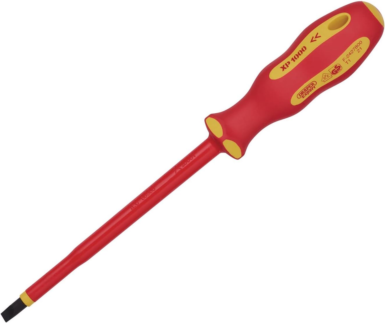 DRAPER 965 Ergo Plus Schlitz-Schraubendreher, Blau, 6,5 x 150 mm