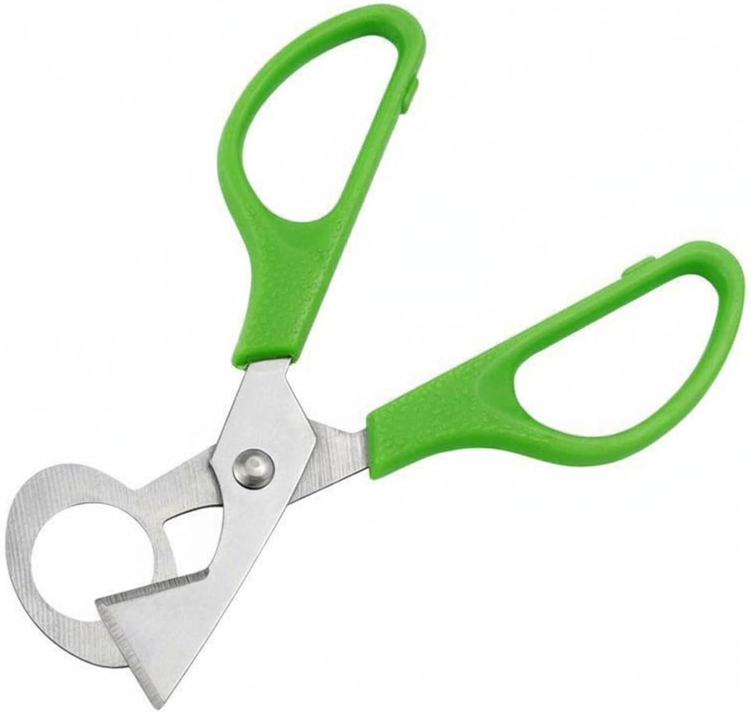 Gralara Eierschneider Quail Egg Cutter Eiöffner Eierschere Küchenhelfer Edelstahlklinge mit Robustem PP Griff Saubere Kappe für Intaktes Eigelb bei Und Kleine Eier für Haushalt Gastronomie, Grün