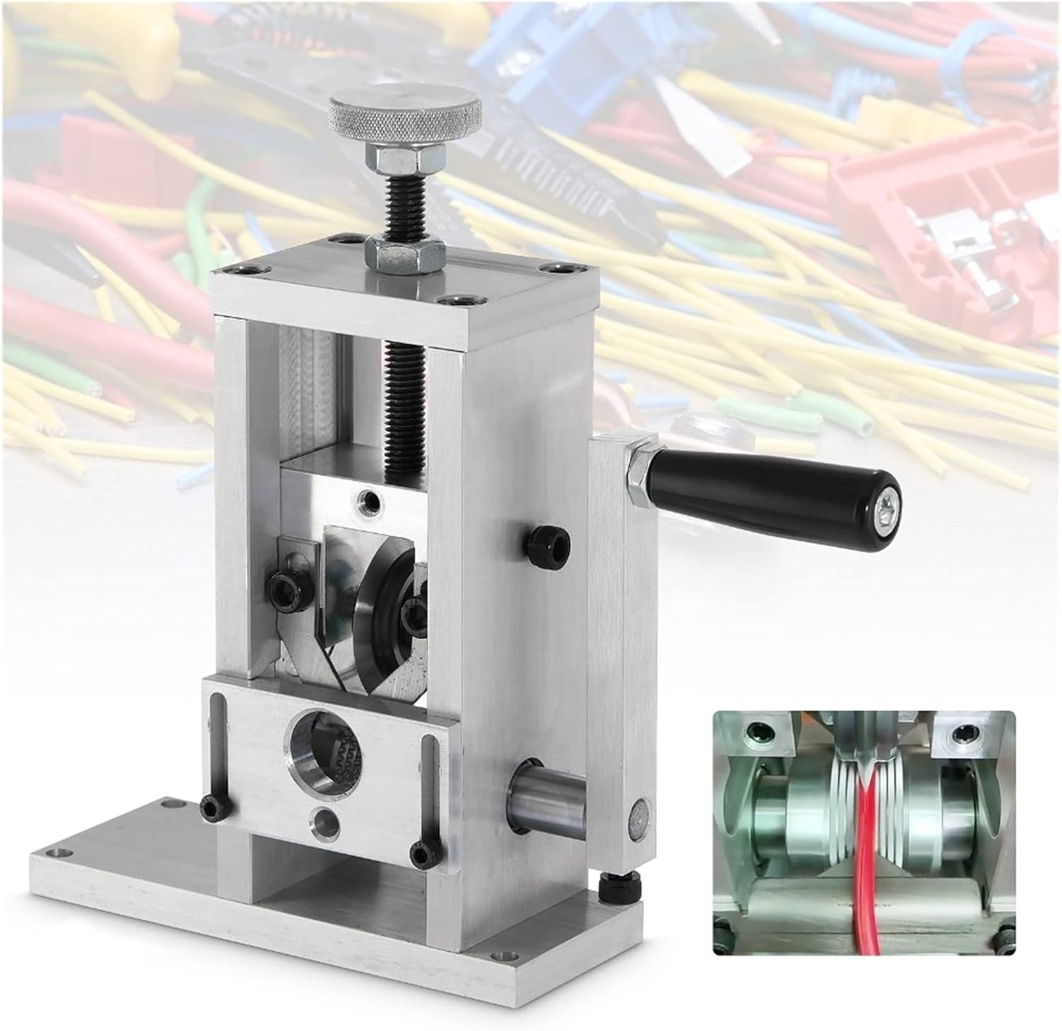 Manuelle Abisoliermaschine Kupferkabelschrott Recyceln Sie Kabelschälmaschine aus legiertem Stahl for Kabel mit einem Durchmesser von 1-70 mm
