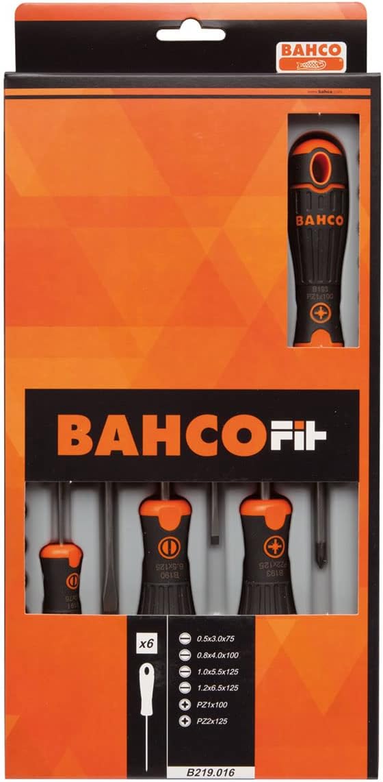 Jgo 6 Destornillador Bahcofit