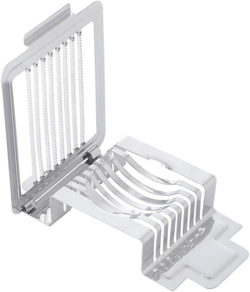 Eierschneider aus Edelstahl, 1 Stück, Silber, für Küche