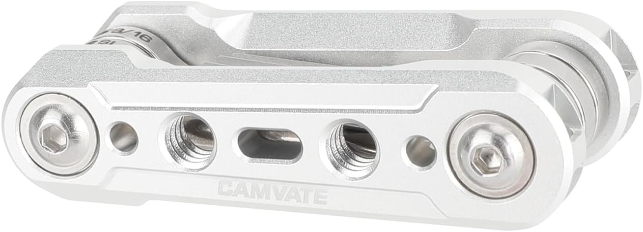 CAMVATE Folding 6-in-1 Multi Schraubendreher Tool Kit (Gold)-3803