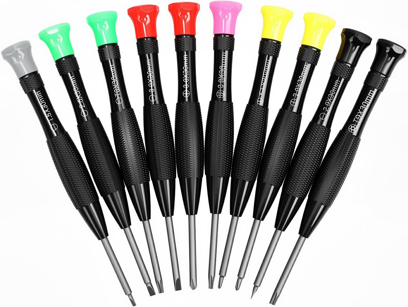 11 Stück Mini Schraubendreher Set Feinmechaniker Schraubendreher Set Uhrmacherwerkzeug Set Schraubenzieher Set Klein Präzisionsschraubendreher Precision Screwdriver Set für Uhrmacher Pc Elektronik
