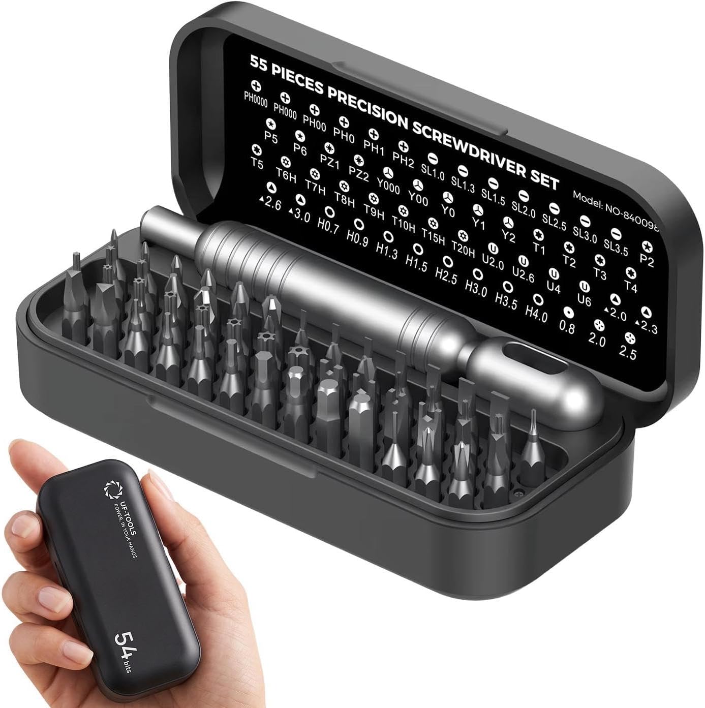 Mini-Elektro-Schraubendreher, 55-in-1, kompakte magnetische