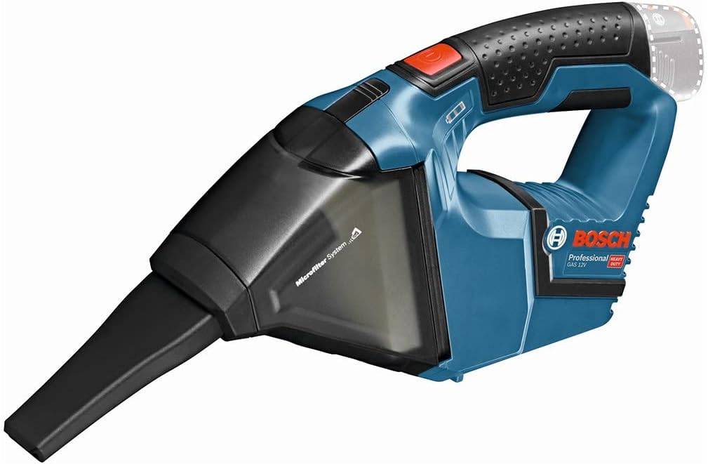 Bosch Professional 12V System Akku Handstaubsauger GAS 12V (0,35L Behältervolumen, 0,87kg, ohne Akku/ Ladegerät)