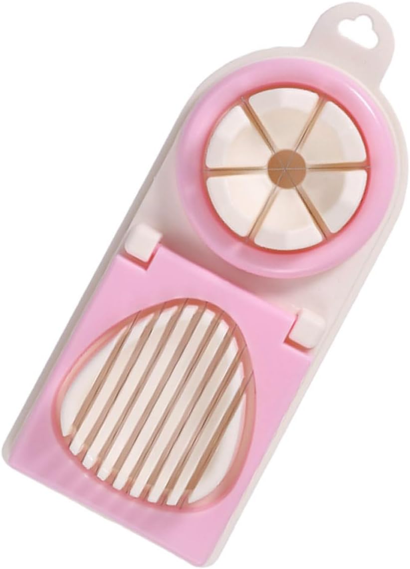 TOYANDONA Edelstahl Eierschneider mit Pp klingen Multifunktionaler Härte ei teiler für Gekochte Eier Obst und Gemüse Praktische Küchenhilfe für DIY Spülmaschinengeeignet