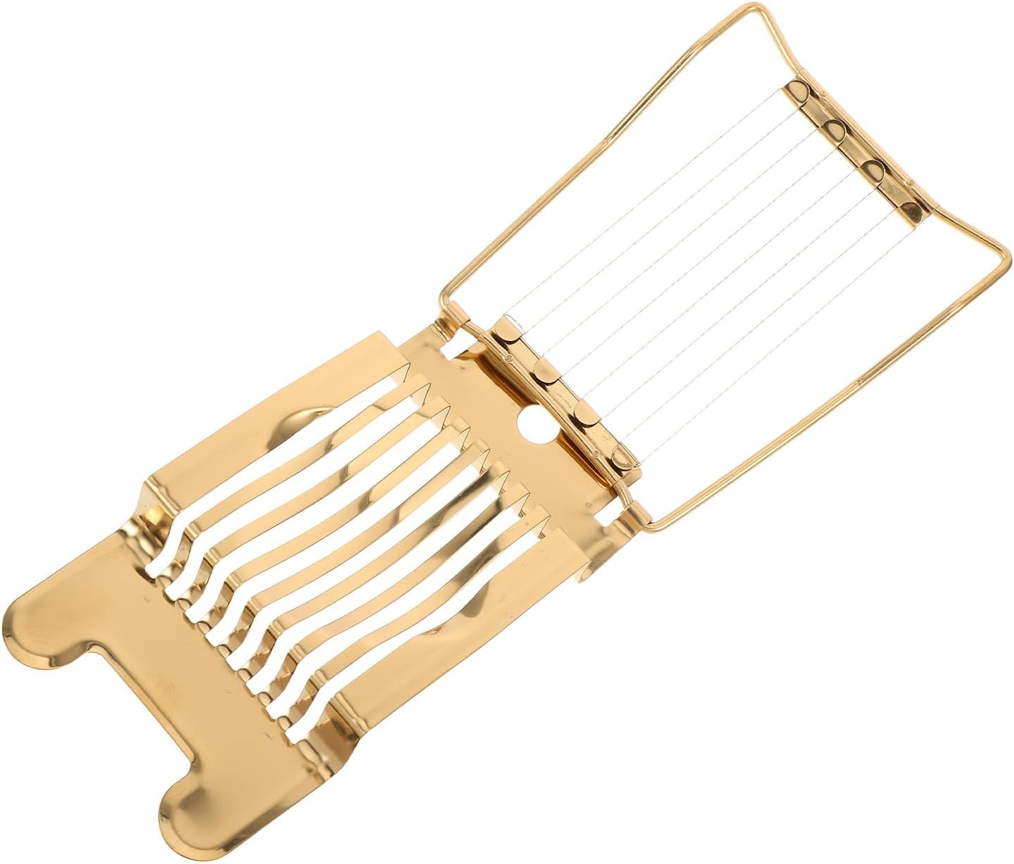 Eierschneider aus Edelstahl Goldfarben, mit Komfortablem Griff, 1 Stück