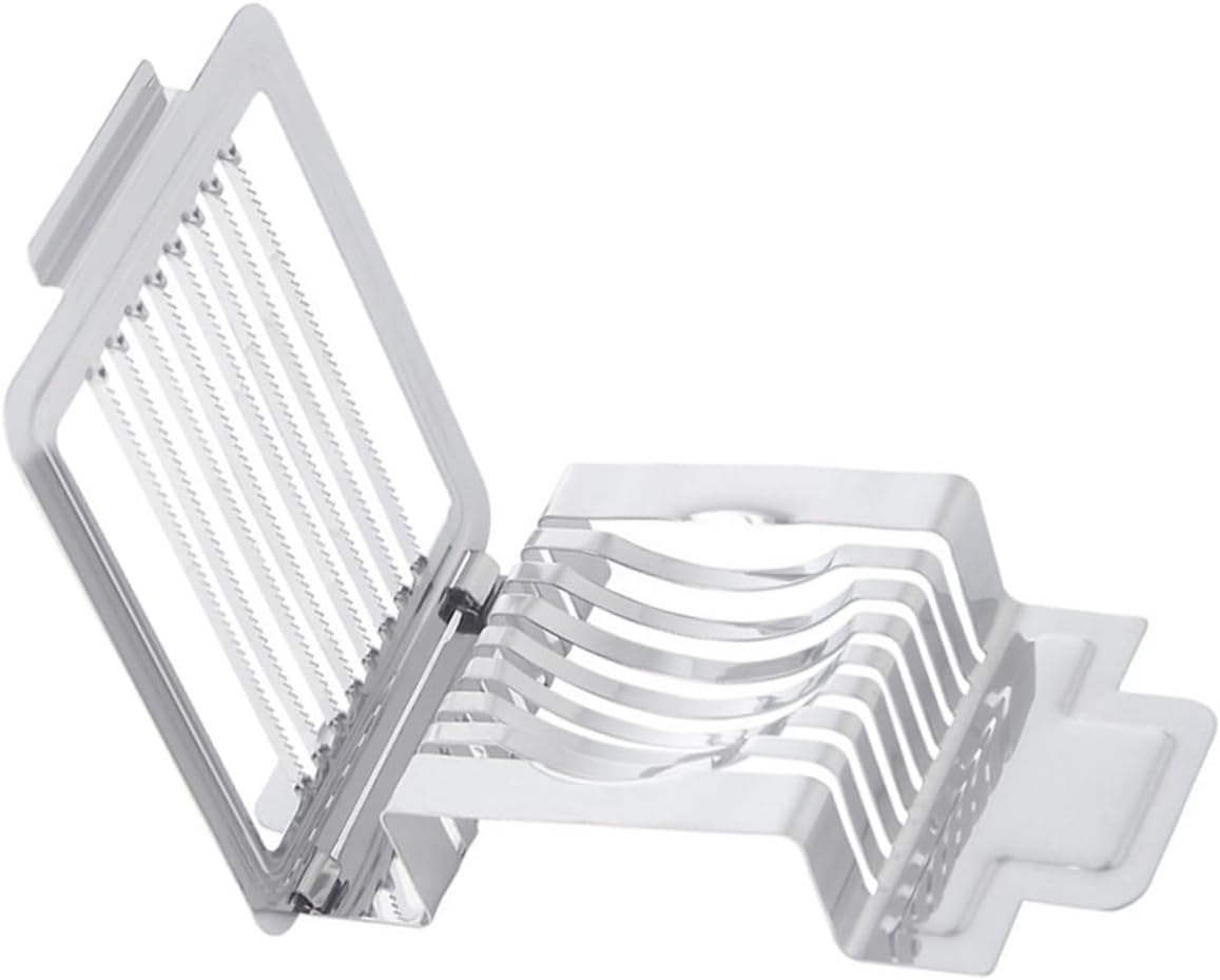 Eierschneider Silber aus Edelstahl für Eier und Kiwi Küche