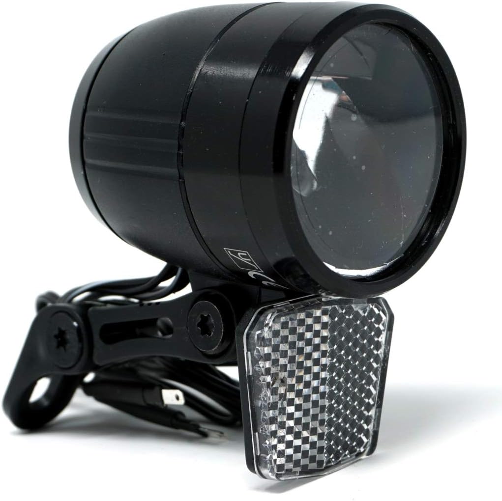 Fahrradlicht LED Scheinwerfer 100 Lux mit Sensor Schalter und Standlicht Fahrradlampe mit StVZO Zulassung